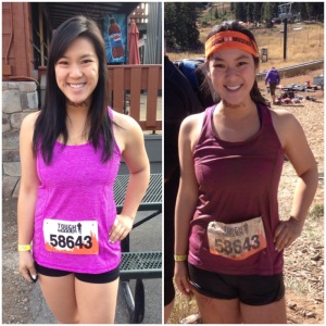 Tough Mudder, Lake Tahoe, Fall 2013, Before and After